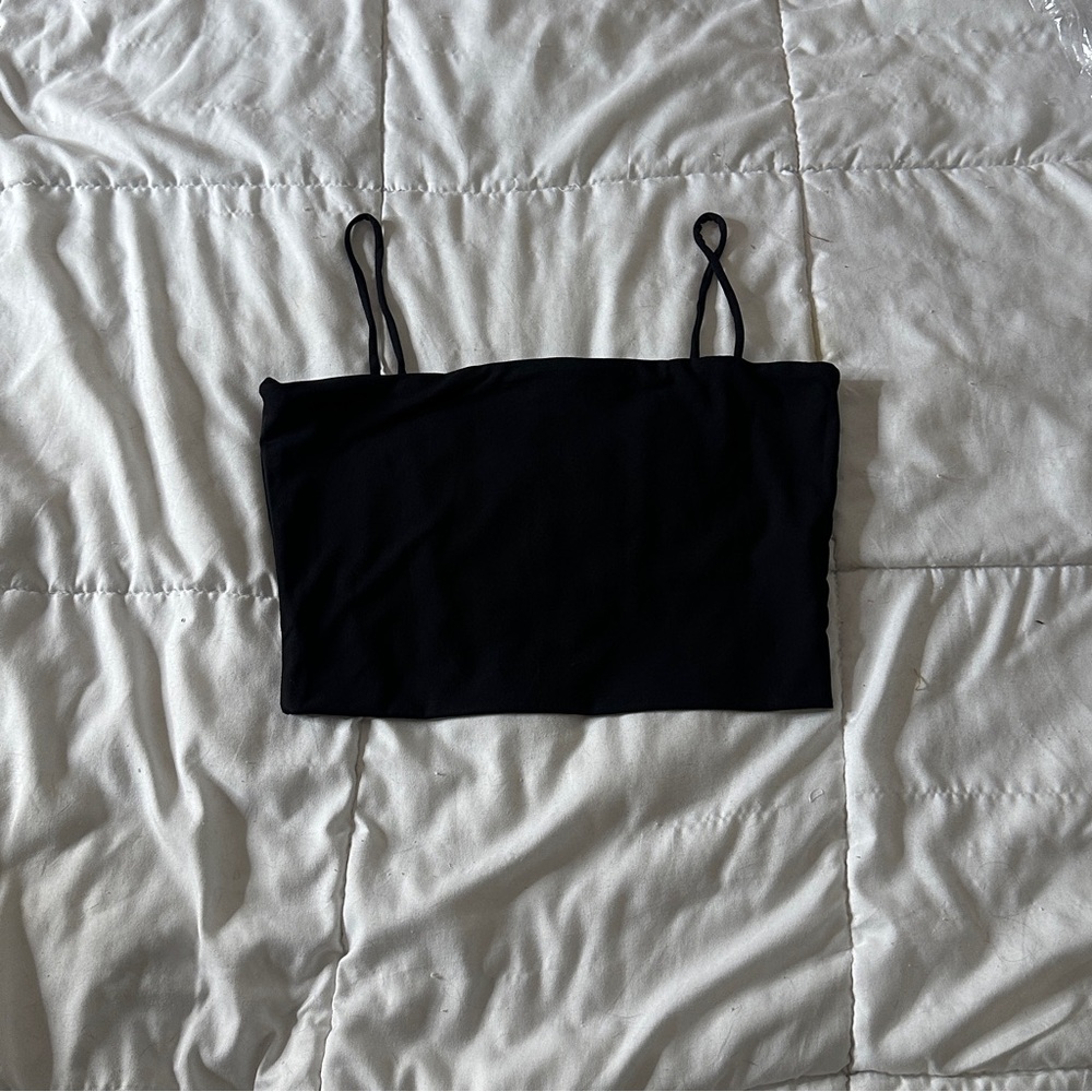 Mind Code Black Crop Top